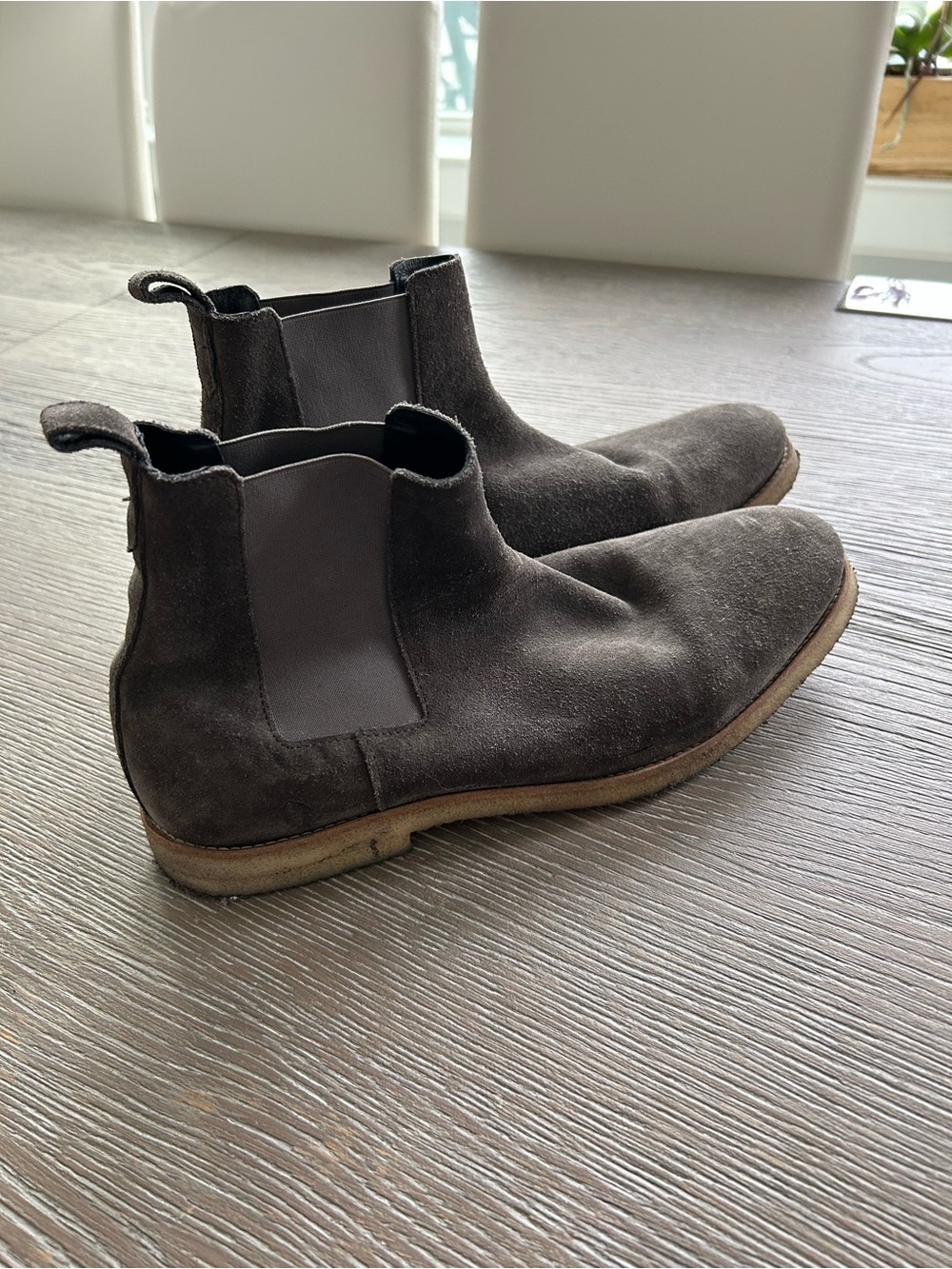 Men's All Saints Brown Suede Chelsea Boots